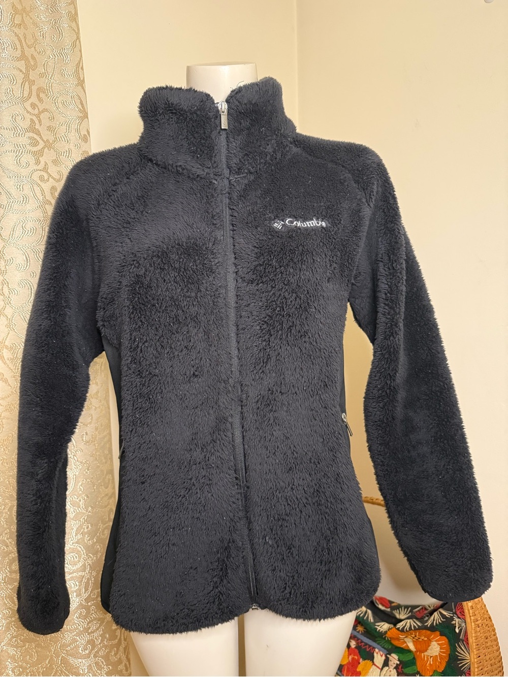 Columbia Women's Black Teddy Fleece Full-Zip Jacket
